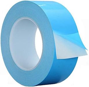 Thermal Double Sided Adhesive Tape 40mm by 25M, HPFIX High Performance Thermally Conductive Tape Apply for Coolers, Heat Sink, LED Strips, Computer CPU, GPU, Easy to Apply & High Durability