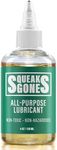 Squeaks Gone Planet Safe Multi-Purpose Penetrating Oil (4oz) for Door Hinges, Sewing Machines, Gym Equipment, Fans, Clocks Rust Removal, Lubrication Long-Lasting Formula Oil Replacement Fix Any Squeak