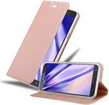 cadorabo Book Case works with Samsung Galaxy NOTE 3 NEO in CLASSY ROSÉ GOLD - with Magnetic Closure, Stand Function and Card Slot - Wallet Etui Cover Pouch PU Leather Flip