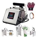ColorSub 3 in 1 40 OZ Tumbler Heat Press Machine 11 OZ 15 OZ Mug Press Sublimation Machine for Sublimation 40 OZ Tumbler with Handle Straight Tumblers Bottles Mugs Glass Cup Printing White