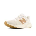 New Balance Women's Fresh Foam Arishi V4 Running Shoe, Sea Salt/Linen/Cork, 8 M