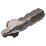 wolfcraft Countersink, Ø 10 mm, Hexagon Shank I 2547000 I 2-in-1 function for preparing screw connections in wood and plastic