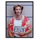 Nicolas Cage H.I. McDonnough Raising Arizona Celebrity Mugshot Poster Print Original Digital Painting 118MUG