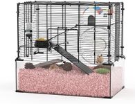 3-Tier Glass Hamster Tank, Large Ha