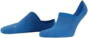 FALKE Unisex Cool Kick No Show Socks, Breathable, Cooling Effect, Polyester, Low Cut, Non Slip Heel Grip, Coolmax, Blue (Og Ribbon Blue 6318), 6.5-8.5, 1 Pair