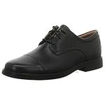 Clarks Un Aldric Cap Mens Traditonal Wide Fit Brogues 8 Black