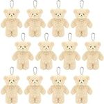 12 Pack Brown Mini Teddy Bears , 4.