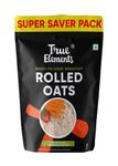 True Elements Rolled Oats 4kg - Protein Rolled Oats | 100% Wholegrain | Rolled Oats for Breakfast | High Fibre Cereals