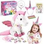 Qukir Unicorn Gifts for 3-10 Year Old Girls, Stuffed Animals Unicorn Toys for 3-10 Year Old Girls Gifts Unicorn Teddy Birthday Gifts for 3 4 5 6 7 8 Year Old Girls Toys Unicorn Soft Toys for Girls