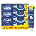 Oral-B Advanced Plaque Protection Toothpaste 4 x 125ml Multipack