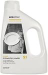 Ecostore Lemon Dishwasher Powder 1Kg, Clean Dishes, Vanish and Streak Free glasses, Cuts Through Grease, No Rinse Needed, Sparkling Dishes, Powerful Stain Removal, Plant and Mineral Based