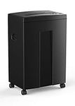 WOLVERINE 18-Sheet 60 Mins Running Time Cross Cut High Security Level P-4 Heavy Duty Paper/CD/Card Ultra Quiet Shredder for Home Office with 22-Litre Pullout Waste Bin SD9113(Black)