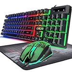Keyboard and Mouse Gaming LED Wired