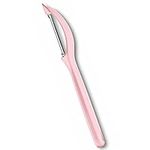 Victorinox 7.6075.52 Swiss Classic Universal, Fruit/Vegetable Peeler, Pendulum Blade, Serrated Edge, Stainless Steel Plastic, Limited Edition Pink