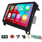 10.2 Inch Big Screen Car Stereo Radio GPS Navigation for Toyota Tundra 2007-2013 Sequoia 2008- Android Multimedia Player 8 Core 4G+64G Car Play in-Dash Kit Audio Video (Support JBL & Normal Speakers)