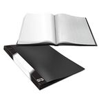 Presentation Book 40 Clear Pockets Sleeves Protectors Art Portfolio Clear Book for Artwork, Report Sheet, Letter （8.5x11.5inch)