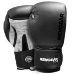 Revgear Pro Leather Training Glove (Black, 12-Ounce)