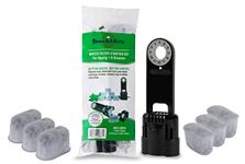 Brew Addicts Water Filter Starter Kit Replacement for Keurig 1.0 Classic Brewers | Includes Filter Holder & Keurig 1.0 Compatible Water Filters | Black (6 Pack)