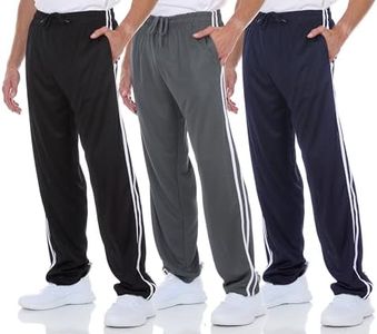 DARESAY 3 Pack: Mens Athletic Pants with Pockets, Mens Sweatpants, Men's Lightweight & Breathable Joggers (Up to 3XL)