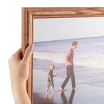 ArtToFrames 26x32 Inch Brown Picture Frame, This 1.25" Custom Wood Poster Frame is Honey Stain on Solid Red Oak, for Your Art or Photos, 2WOM0066-59504-YHNY-26x32