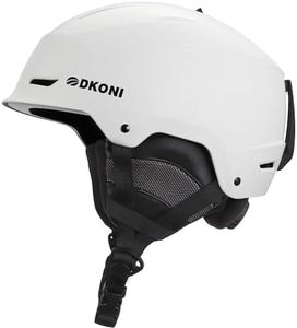 Ski Helmet for Adults Snowboard Helmet Men Women Youth Certified Snow Sports Helmet for Skiing Snowboarding (White, Large: 22.5-24.5 inch (58-62cm))