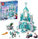 LEGO I Disney Frozen Elsa’s Magical Ice Palace 43172 Building Kit, Princess Toy for 6+ Year Old Boys and Girls, New 2019