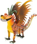 Christmas Concepts® 42cm (16.5'') Standing Metal Fantasy Dragon Sculpture Ornament - Indoor/Outdoor Garden Decoration