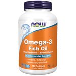 NOW Omega-3, Enteric Coated,180 Softgels