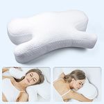 HooLaxify Anti Wrinkle Pillow, Beauty Pillow, Pillow for Stomach Sleeper , Anti Aging Pillow, Neck Pillows for Pain Relief Sleeping, Anti Wrinkle Pillows for Side Sleepers