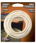 Coleman Cable 55671433 11 Ft. White 12 Gauge Primary Wire