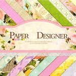 Qatalitic Set of 40 Pattern Design Printed Papers for Art & Craft (VS8007),Size: 8 X 8 Inch for DIY Greeting Card making & Project Book Making, Paper Designer Paper Pack