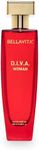 Bella Vita Luxury Diva Eau de Parfum (3.4 fl.oz.) - Refreshing perfume for women. Notes include lemon, orange, Freesia, patchouli, and musk. Family: Citrus, Oud, and Woody. Vegan & Cruelty-Free