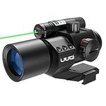 UUQ 1X30 4 MOA Red Green Dot Sight W/Green Laser Sight & PEPR Mount