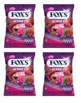 Fox's Crystal Clear Berries Candy Pouch, (90g x 4 Packs)