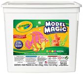 Crayola Model Magic Bucket, Neon, School and Craft Supplies, Gift for Boys and Girls, Kids, Ages 3,4, 5, 6 and Up, Holiday Toys, Arts and Crafts