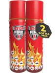 2X All-in-1 Fire Extinguisher | For Home, Kitchen, Car, Caravan, Camping | The compact extinguisher that tackles multiple types of fire by ReinoldMax