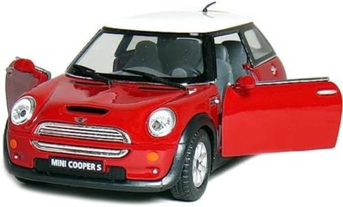 KiNSMART Mini Cooper S 5inch 1:28Scale Die Cast Metal Model Toy Cars Red