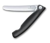 Victorinox Swiss Classic, Folding Vegetable Knife, Straight Blade, Dishwasher Safe, Black