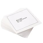 Five Star Napkins Marriage Quotes, White Cotton Cocktail Napkins, Beverage Napkins, Bar Napkins, Cloth Napkins, Party Napkins, Events, Holidays, Weddings, Birthdays, Disposable, 4.5" x 4.5"- (50x)