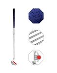 Junior Golf Putter Stainless Steel Kids Putter Right Handed for Kids Ages 9-12(Red Head+Blue Grip, 29inch,Age 9-12)