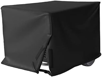 SHINESTAR Universal Generator Cover 26 x 20 x 20 inch - for 3000-5000 Watt Portable Generators, for Westinghouse, Champion, WEN, DuroMax and More, Heavy Duty Waterproof 600D Polyester, Black