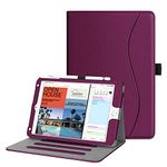 FINTIE Case for iPad mini 5 2019/iPad mini 4 2015 7.9 Inch - [Corner Protection] Multi-Angle Viewing Smart Folio Cover w/Pocket, Pencil Holder, Auto Wake/Sleep, Purple