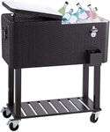 VEVOR Rolling Ice Chest Cooler Cart