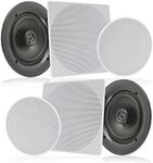 Pyle 2 Pair 10” Flush Mount in-Wall