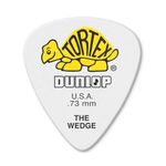 Jim Dunlop 424P 0.73mm Guitar Pick, White, Black, Red and Blue