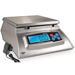 My Weigh KD8000 8kg x 1g Kitchen Scale with Bakers Percentage Feature and UK Mains Adaptor