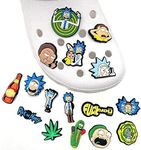 Shoes Charms Decoration & Wristband Bracelet cartoon pattern Fits Compatible with Crocs Shoes Decoration DIY Christmas Halloween Party Gifts for Boy and Girl