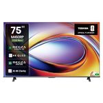Toshiba 189 cm (75 inches) M450RP Series 4K Ultra HD Smart QLED TV 75M450RP (Black)