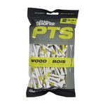 Pride Professional Tee System, 2-3/4 inch ProLength Tee, 100 count, White
