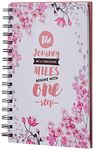 Amazon Brand - Solimo Daily Planner and Organizer, To Do List, Undated Hard Bound Planner, Laminated Covers, 150 Pages (The Journey)